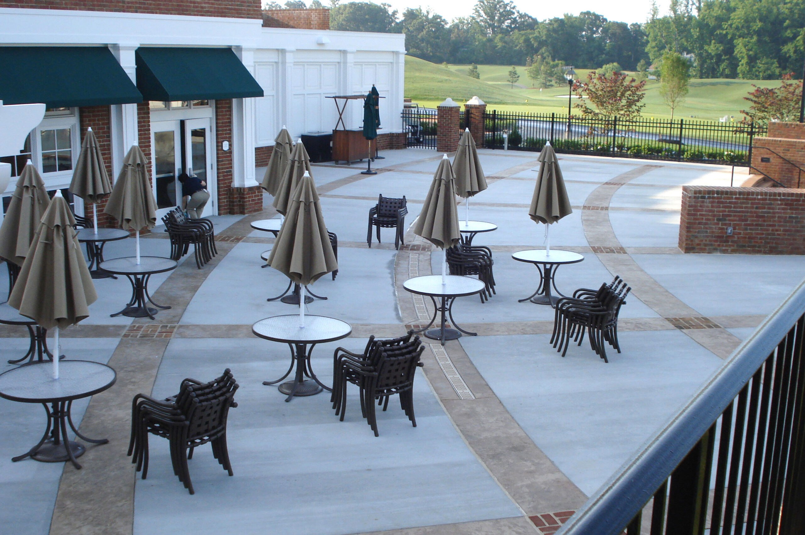 Finished deck concrete at CCVA