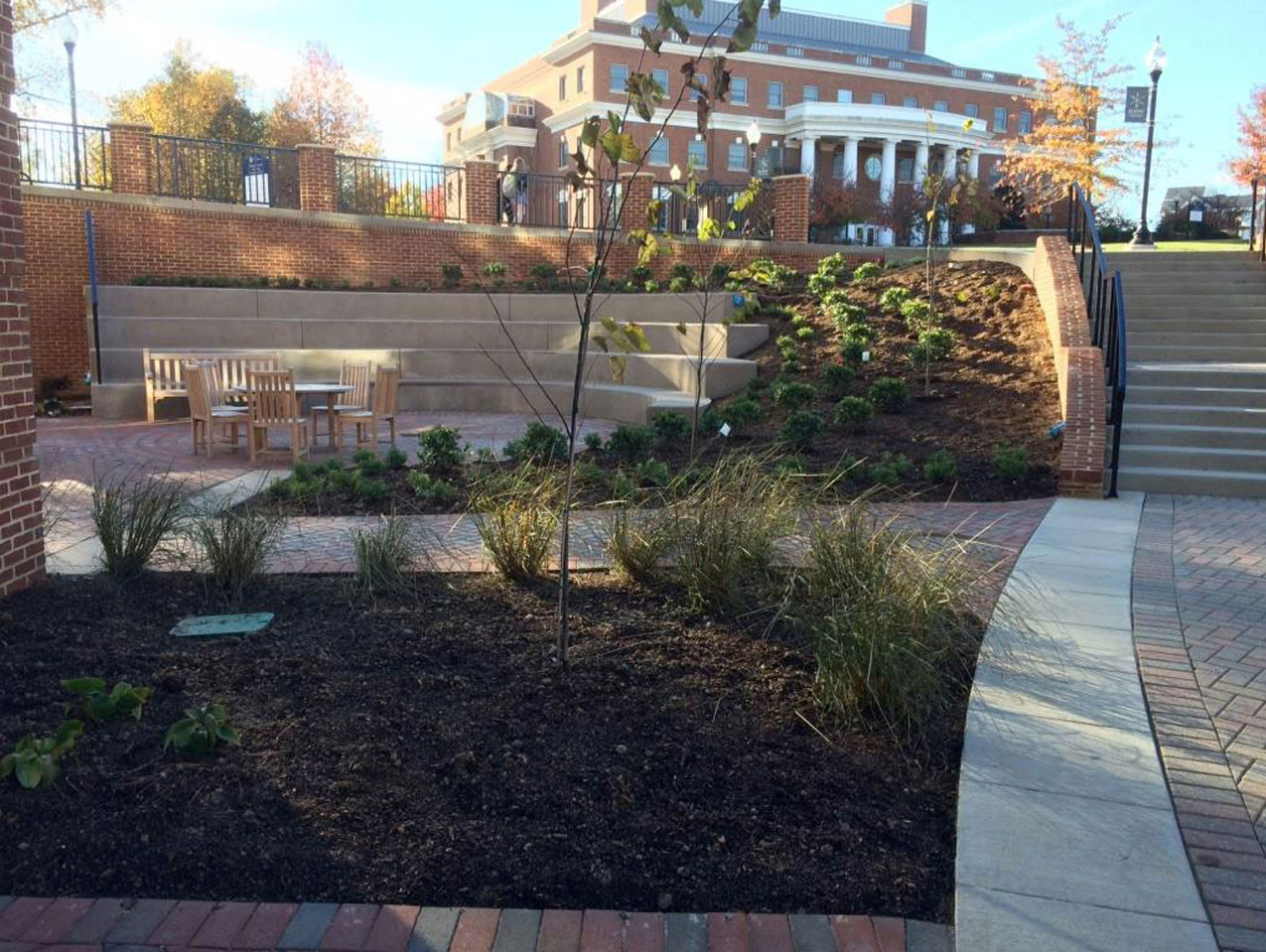 University of Mary Washington overview of walkways and atrium